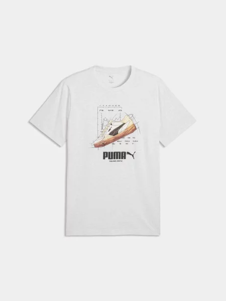Футболка PUMA Graphics Sneaker Tee комбінований верх білий