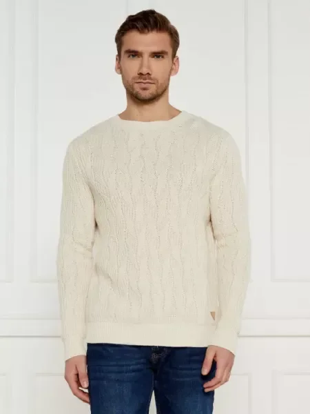 GUESS Pulover EVANDER cu adaos de lână