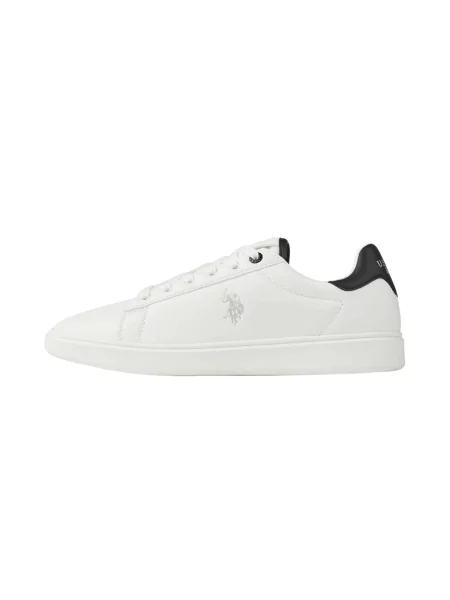 U.S. POLO ASSN. Pantofi cu șireturi UMByron negru alb