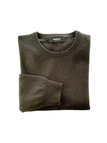 Sweter Baldinini z kaszmiru zielony