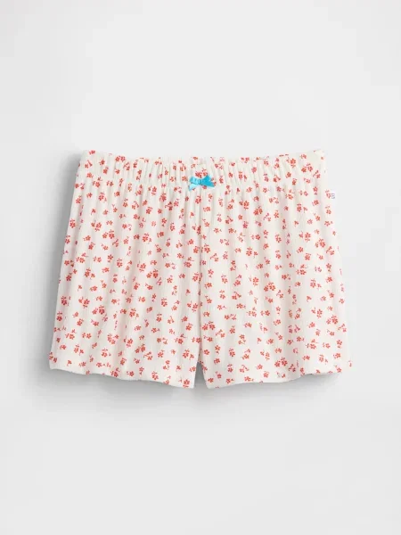 Pantaloni scurți copii Gap alb