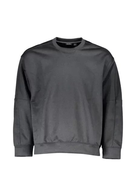 Hanorac crewneck Calvin Klein cu decolteu rotund gri