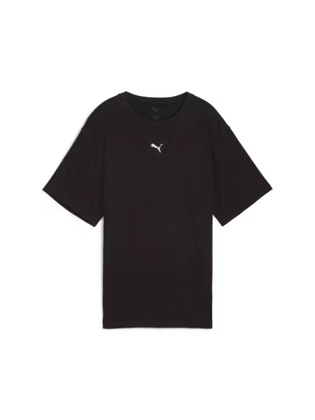 Футболка PUMA Ess Relaxed Tee комбінований верх чорний