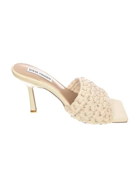 Klapki mules Steve Madden beżowe