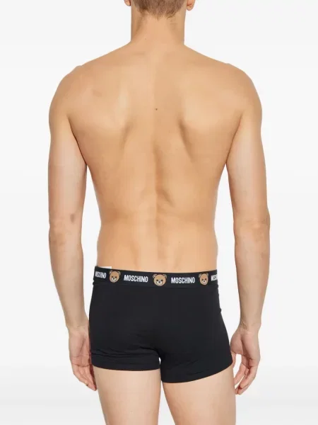 Boxeri Moschino cu autograf negru