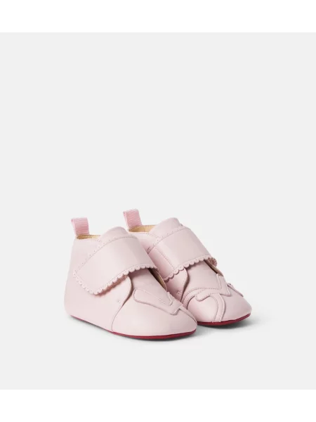 Gyerek bokacsizma Christian Louboutin rózsaszín