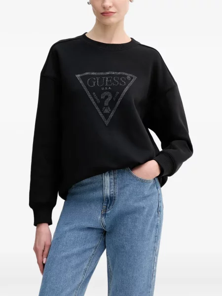 Hanorac Guess cu autograf negru