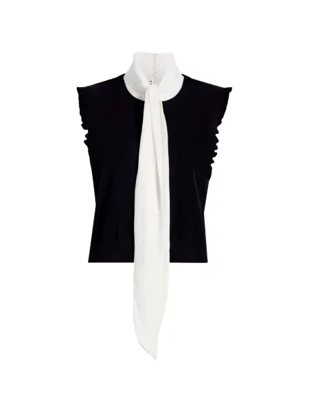 Top Cinq A Sept cu funde negru