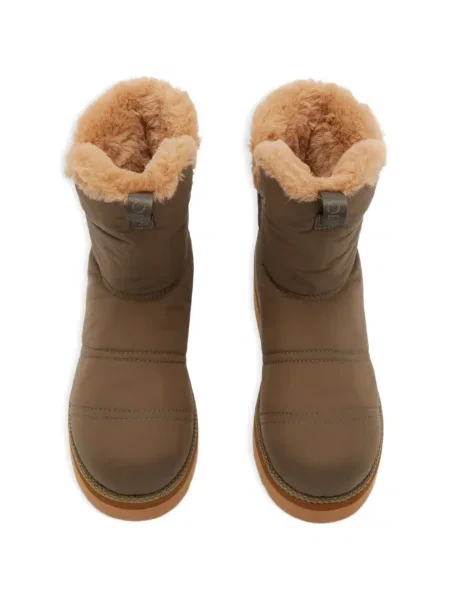 Botine Odissì cu blană roz