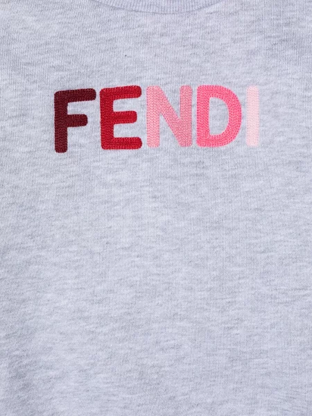 Bluza dziecięca Fendi szara