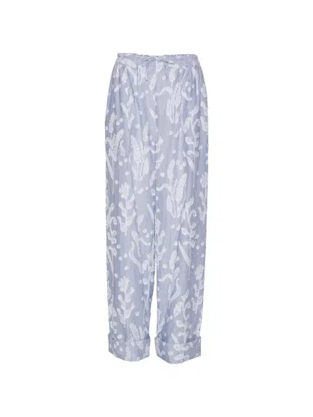 Pantaloni Henrik Vibskov alb