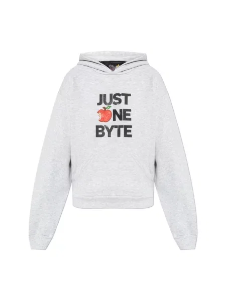 Bluza z kapturem Coperni szara