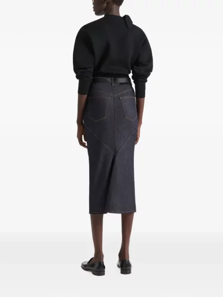 Pulover Givenchy cu funde de lână negru