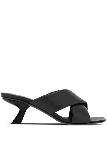 Papuci tip mules Ferragamo negru