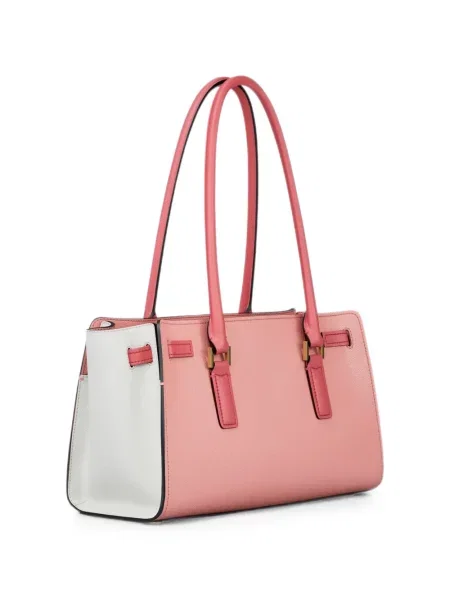 Geantă shopper Michael Kors din piele roz