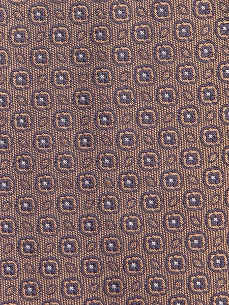 Cravată Canali cu imprimeu geometric maro