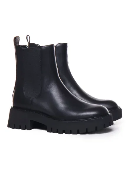 Michael Kors Buty Kobieta 36 EU Skóra Botki skórzane czarny