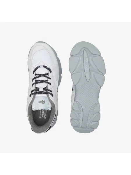 Lacoste Sneakersy Neo Jasnoszare szary