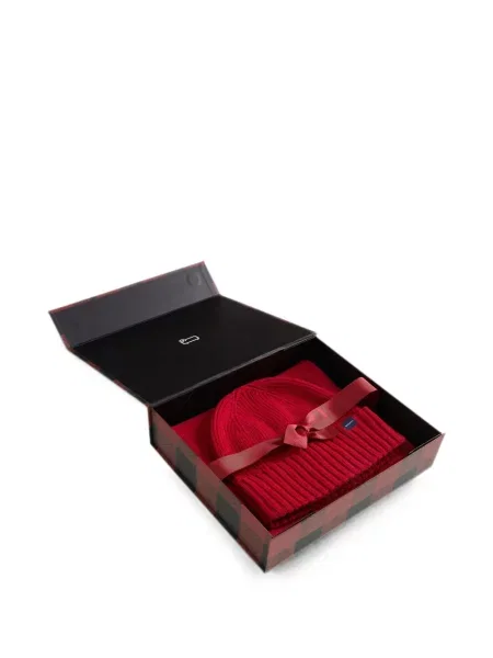 Fular Woolrich tricotate roșu