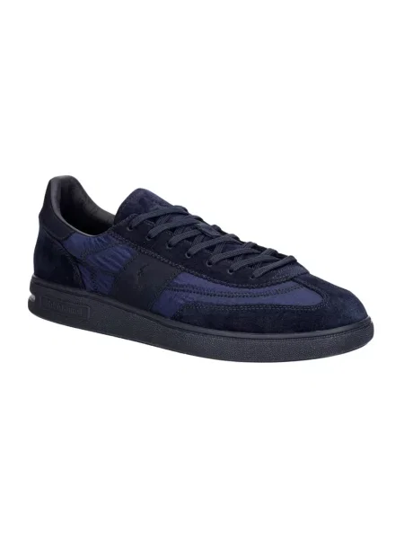 Sneakersy Polo Ralph Lauren skórzane niebieskie