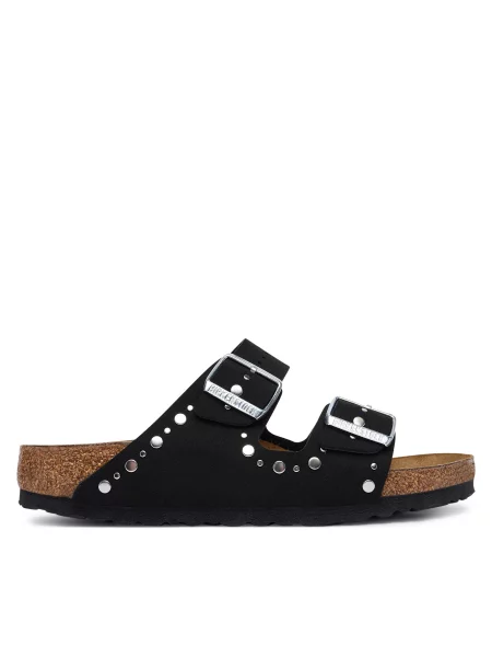 Papucs Birkenstock Arizona Rivet D fekete