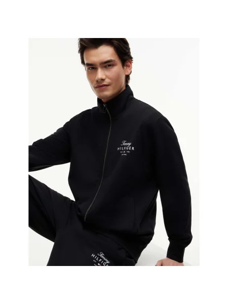 Mikina Tommy Hilfiger čierna
