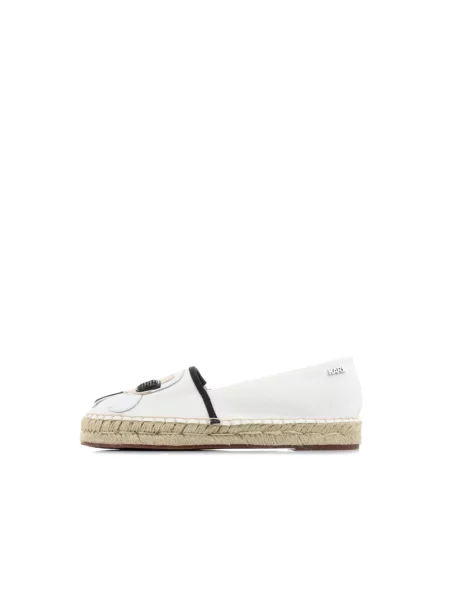 Espadryle Karl Lagerfeld wsuwane białe