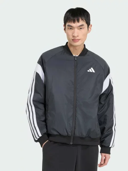 Бомбер Adidas черный