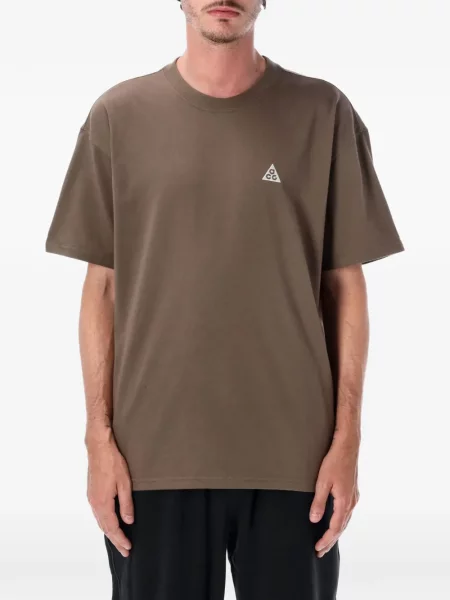 Palton Nike cu două rânduri de nasturi cu imagine maro