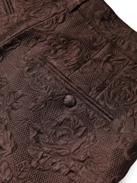 Gėlėtos šortai Dolce & Gabbana ruda