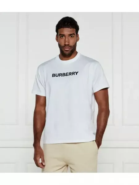 Burberry Tricou HARRISTON | Oversize fit alb