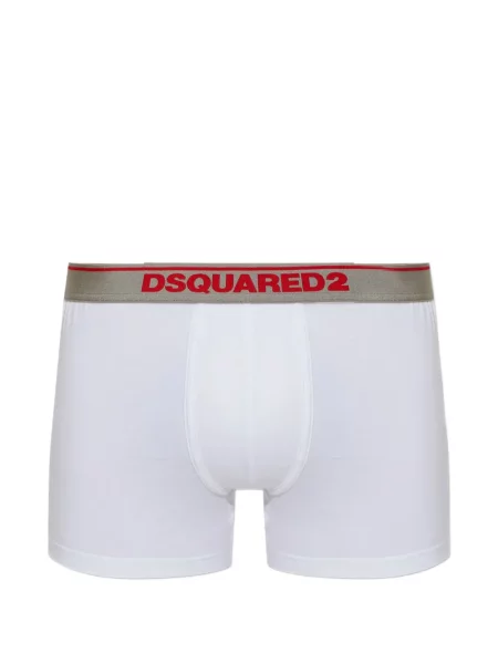 Boxeri Dsquared2 cu autograf alb