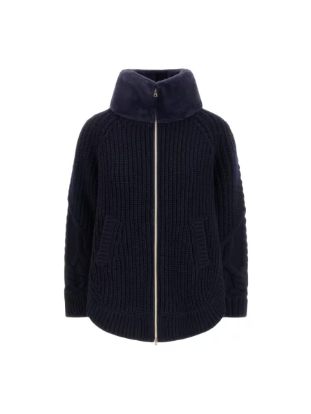 Sweter Herno wełniany niebieski