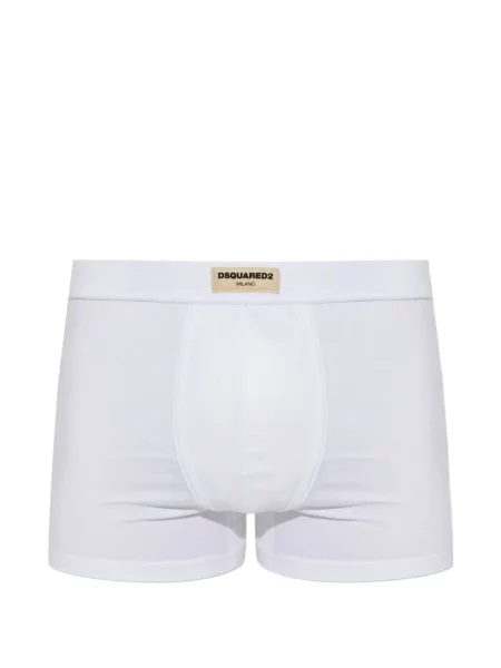 Boxeri Dsquared2 cu autograf alb