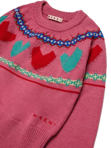 Sweter dziecięcy Marni różowy