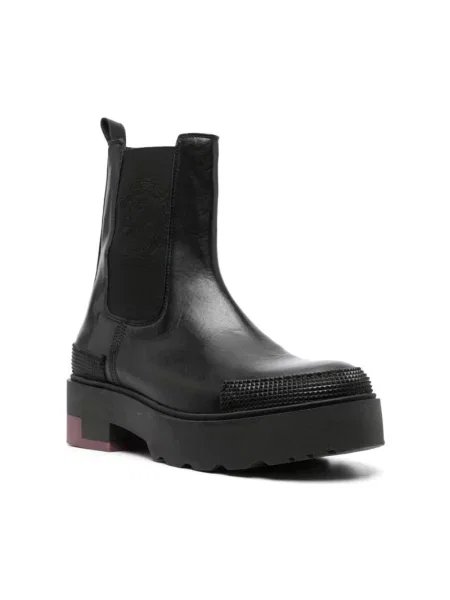 Sztyblety Tommy Hilfiger skórzane czarne