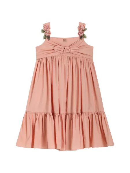 Sukienka dziecięca Dolce And Gabbana różowa