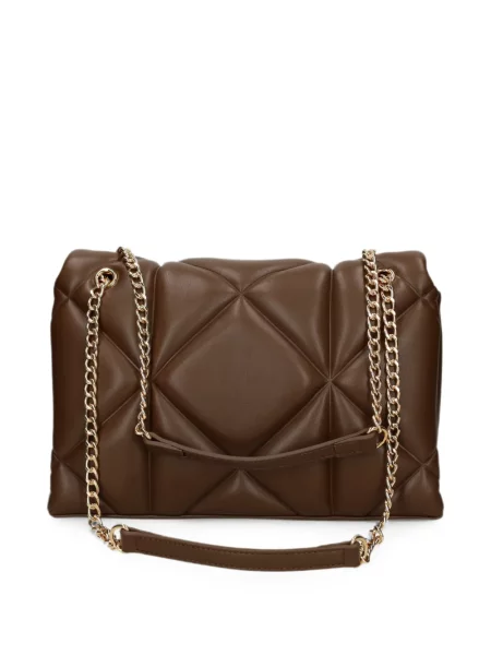 Kézitáska Love Moschino autogrammal barna