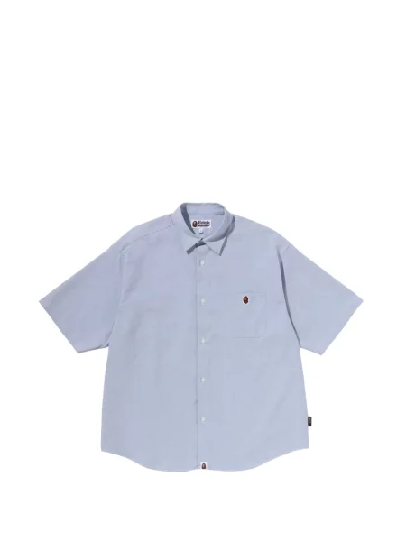 Scurt cămașă A Bathing Ape® cu imagine albastru