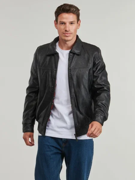 Geanta de piele Harrington negru