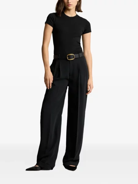 Fular Polo Ralph Lauren plisat tricotate cu imagine albastru