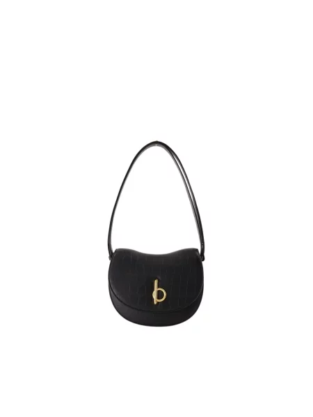Torebka Burberry skórzana czarna