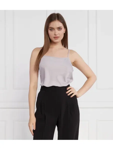 Újrahasznosított felső Calvin Klein szürke