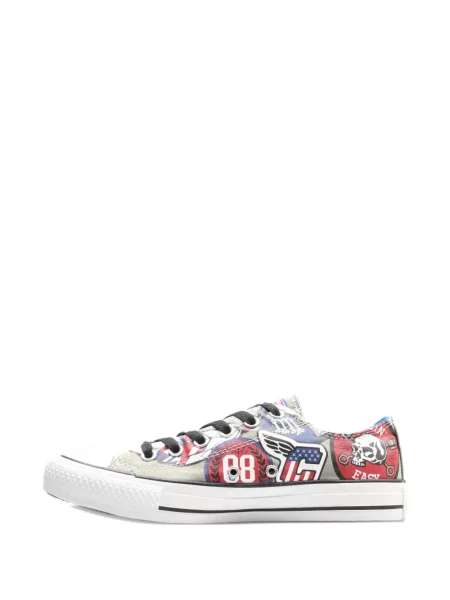 Sneakerși Converse cu imagine cu dungi roșu