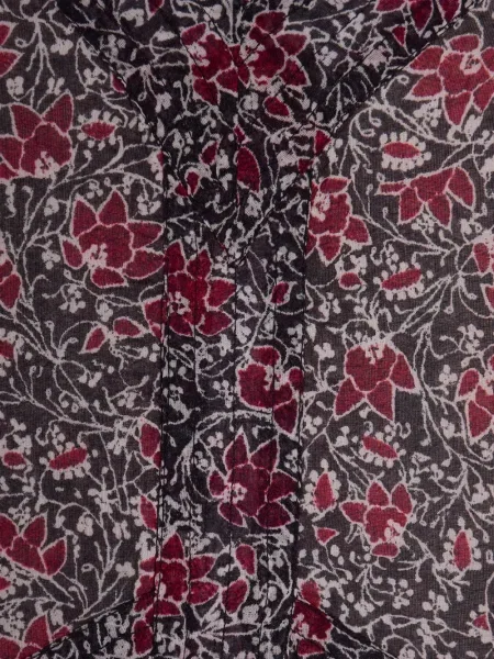 Rochie Marant Etoile cu model floral de costum negru