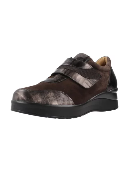 Sneakersy Piesanto skórzane brązowe