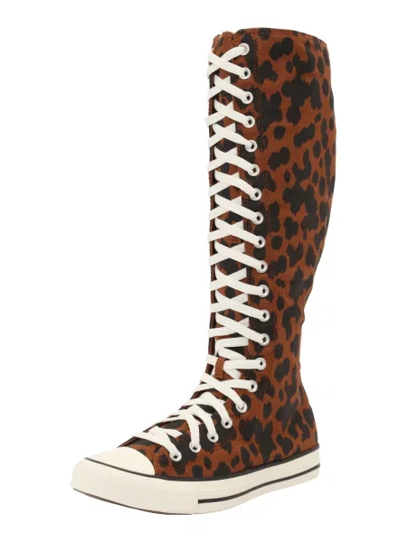 CONVERSE Magas szárú sportcipők CTAS csokoládé / konyak / fekete / fehér barna