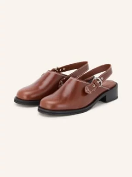 Claudie Pierlot Czółenka Typu Slingback braun brązowa