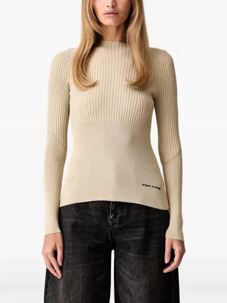 Pulover Armani Exchange cu broderie