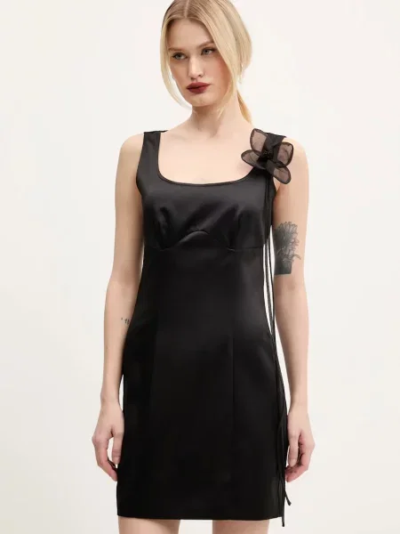 Rotate rochie mini mulata negru